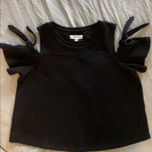 Madewell cold shoulder top